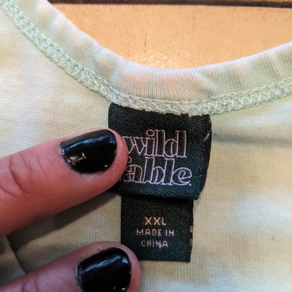 Wild Fable - turquoise tank - Picture 3 of 4